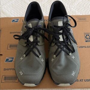 On Running Men's Cloud X3 Olive and Black